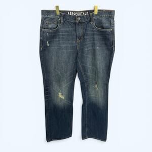 Aeropostale Bowery Slim Straight Men's Jeans 38x32 (38x31)